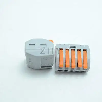 

50PCS 5 Pin Universal compact wire wiring connector conductor terminal block