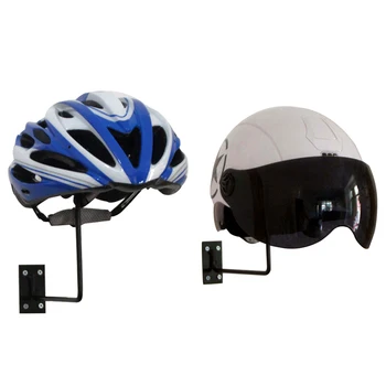 

Helmet Thickened Base Hanger Storage Holder Display Rack Wall Mount Black Wig Multifuctional Screws Durable Hat Ball for Home