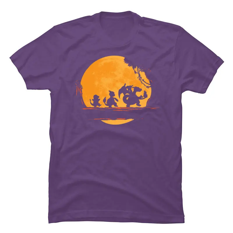 Fire_Moonwalk_679 Casual Summer Fall Cotton O Neck Man Tops Shirt 3D Printed Sweatshirts Newest Short Sleeve T Shirts Fire_Moonwalk_679 purple