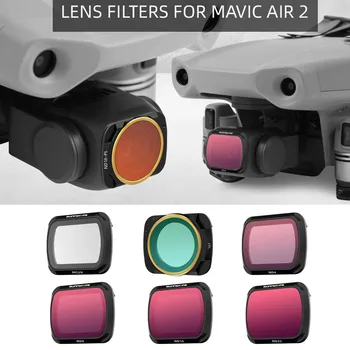 

Professional MCUV+CPL+ND4+ND8+ND16+ND32 Lens Filter For DJI Mavic AIR 2 Drone Bronzing Frame Water-proof For DJI Mavic AIR 2