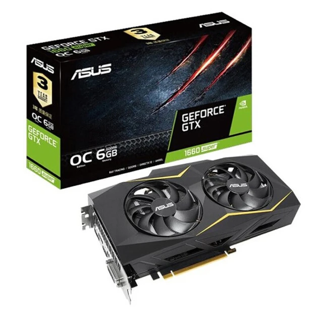 Asus Gtx1660 Super O6g Gaming Ice Knight Desktop Gaming Graphics Cards Nvidia Gtx1660s Office/design Video Card - Graphics AliExpress