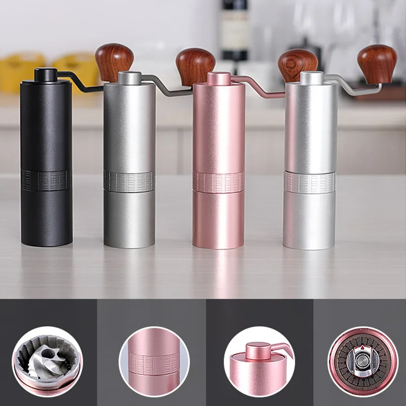 

Manual Coffee Grinder 25g Aluminum Hand Burr Coffee Miller Mini Milling machine for V60 Single Coffee