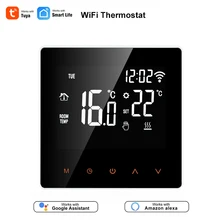 Tuya Smart Leben WiFi Thermostat Temperatur Controller für Wasser/Elektrische boden Heizung Wasser/Gas Kessel Arbeitet mit Alexa google