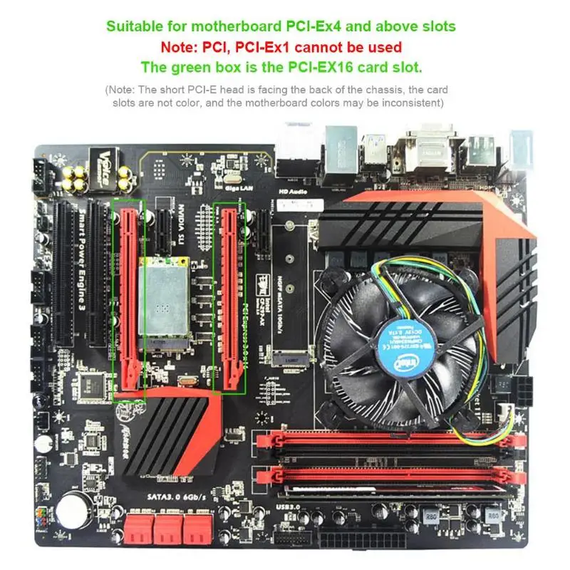 SATA 3.0 Expansion Card to PCI-E 4 Port 6G Adapter Card 88SE9230 RAID Card