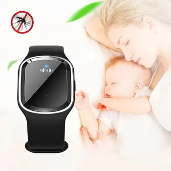 

Portable Electronic Mosquito Repellent Bracelet Waterproof Watch Anti Mosquito Repellent Wristband Pregnant Kids Mosquito Killer