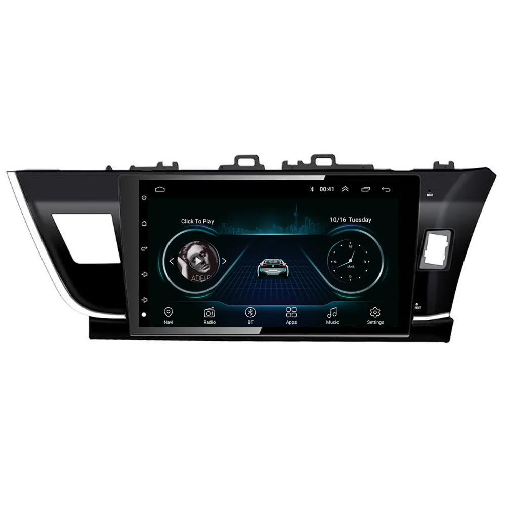 10 1 &quotчетырехъядерный Android 8 подходит для TOYOTA Corolla правая рука 2014-2016 Мультимедиа