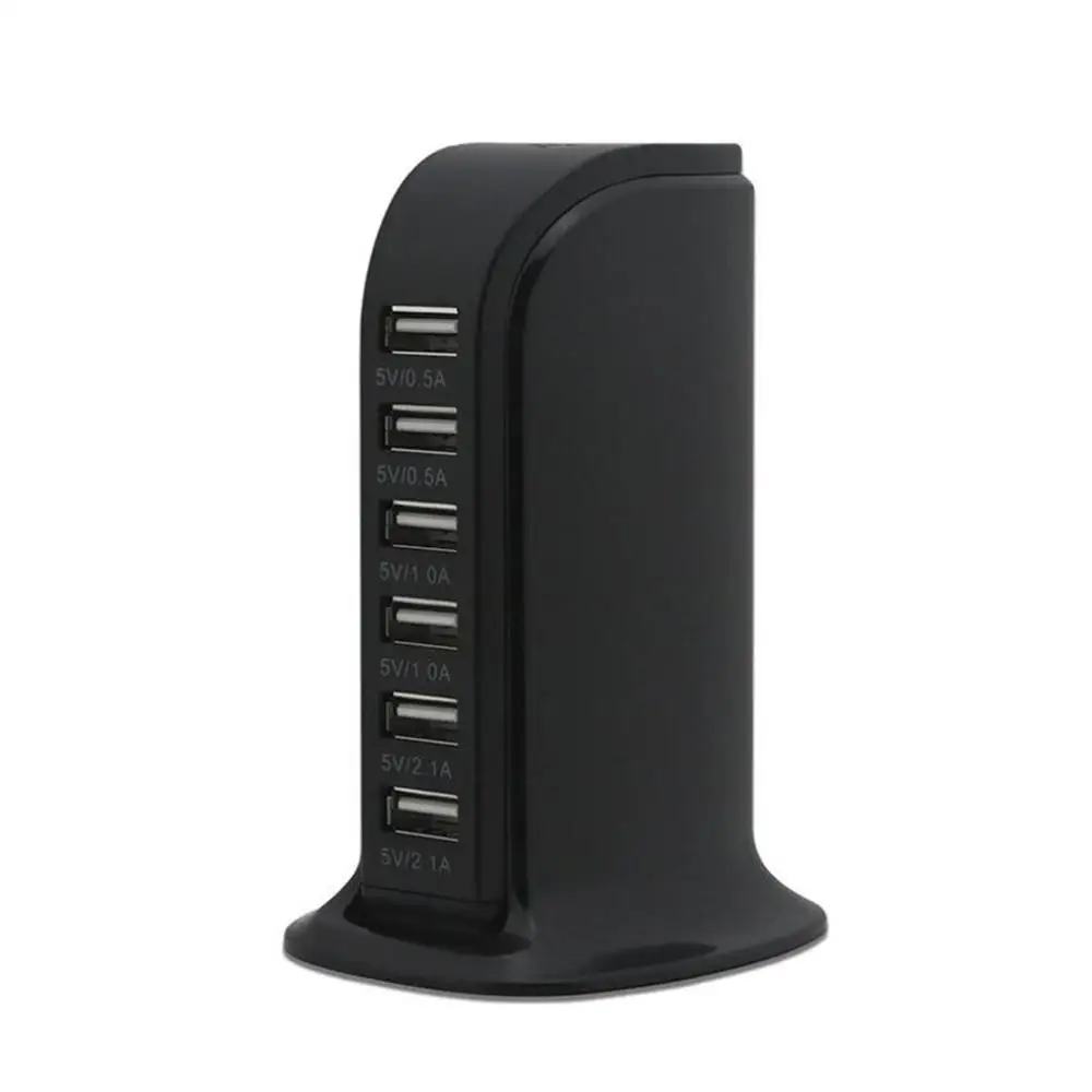 Дорожные сумки 6-Порты и разъёмы Usb парусный спорт Зарядное устройство мульти-Функция пористый Смартфон быстрая Зарядное устройство оснащенный Usb смарт-чип - Название цвета: UK Plug