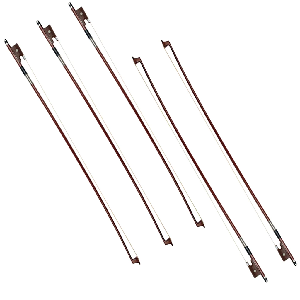 

Set of 5 Wood Violins Bows 56cm/22.04inch for 1/4 Violin Replacement Parts
