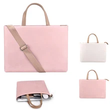 Стильный PU водонепроницаемый портативный многофункциональный портфель для ноутбука 13 14 15 дюймов Сумка для ноутбука на плечо для MacBook hp DELL