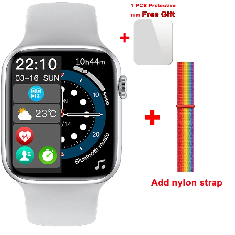 EnohpLX Original W27 Pro W17 Pro Full Screen Smart Watch 44MM Men W27 Smartwatch With Password Split IWO 16 PK DT7 plus X8 Max 