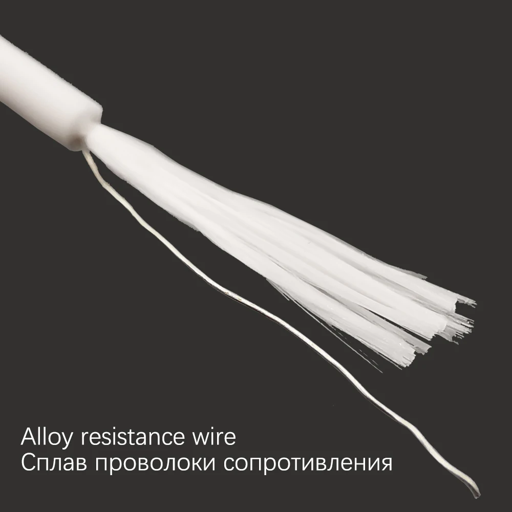  74 ohm/meter silicone rubber alloy spiral heating wire heating cable electro-thermal wire soft wram