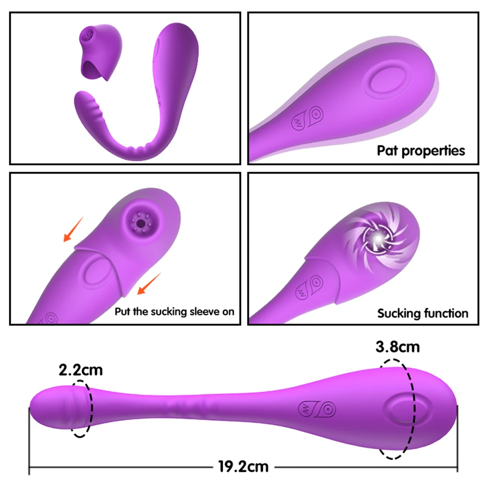 Sucking Licking Clitoris Vibrator Sex Toys for Woman Adult Oral Sex Blowjob Orgasm Vaginal Anal Dildo Masturbator Toys for Adult (1)