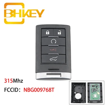 

BHKEY NBG009768T For Cadillac Key 315Mhz Remote Key for Car 5 Buttons For Cadillac SRX CTS XTS DTS 2010-2014 Smart Car Keys