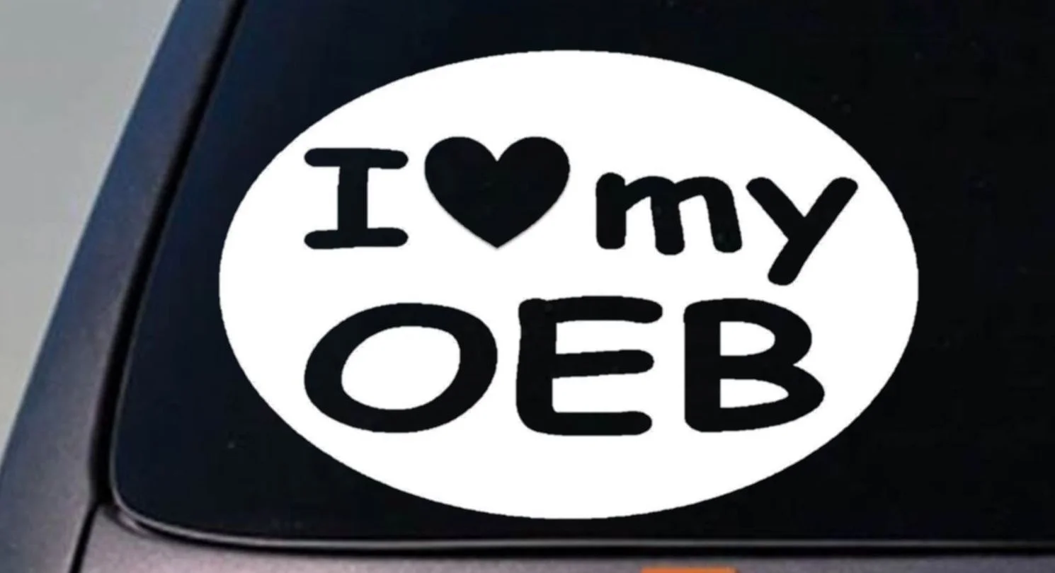 Я люблю свой OLDE Английский бульдог OEB 6 &quotстикер окна грузовика стикер наклейка