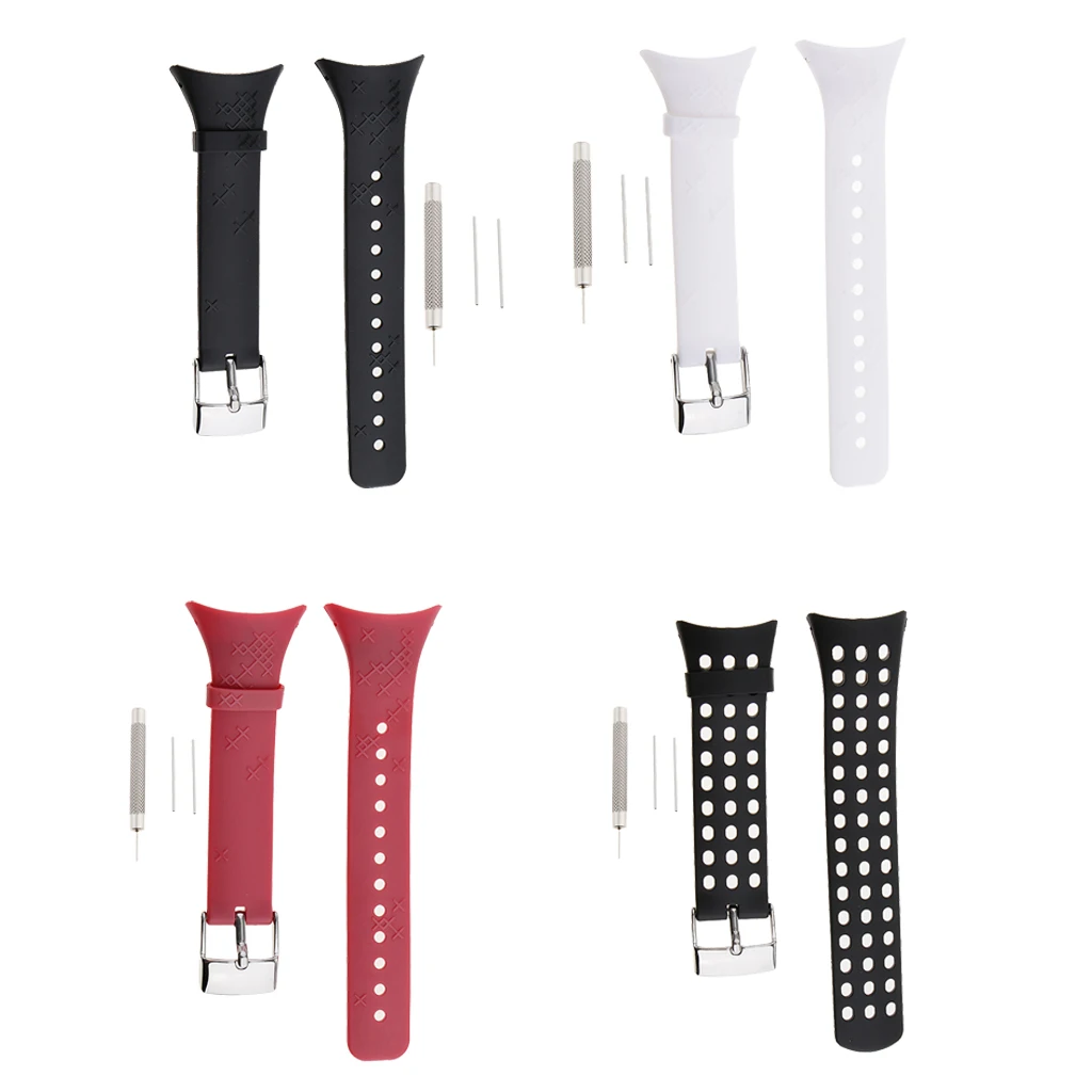 Silicone Rubber Watch Strap For SUUNTO M1 M2 M4 M5 M Series with Tools Set
