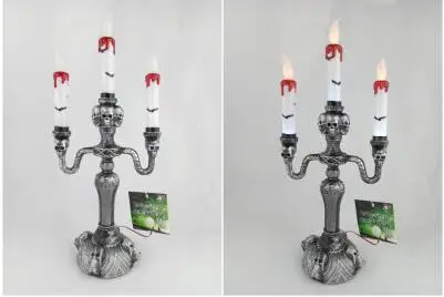 40cm height 17cm wid Новое зеркало Террор Хэллоуин вечерние декоративные реквизиты вечерние принадлежности маскарад бар ужас светящееся звуковое зеркало украшение Хэллоуин - Цвет: 40cm height 17cm wid