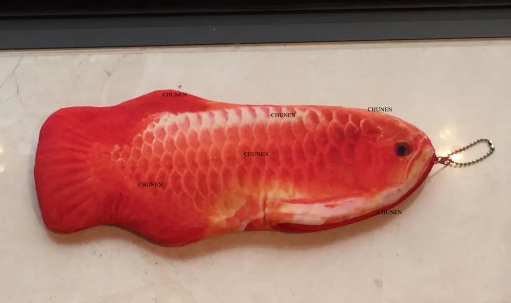 Новинка 2 цвета, большой объем рыбы плюшевый Кошелек, Дамская плюшевая игрушка Портмоне кошелек