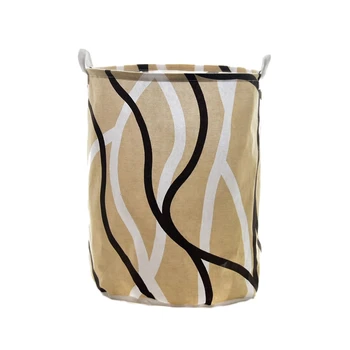 

40X50cm Folding Laundry Basket with Handle Round Storage Bin Large Hamper Collapsible Clothes Toy Laundry Holder Organizer 1Pcs