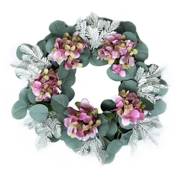 

Artificial Flower Wreath Flowers Door Hanging Wall Window Wedding Party Christmas Decor Wicker plant Garlands Home decoration