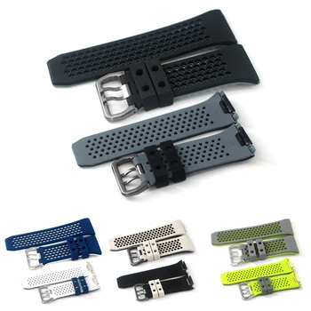 

Replacement Silicone Sport Band Bracelet Strap For Fitbit Ionic Smart Watch L: 165-220mm