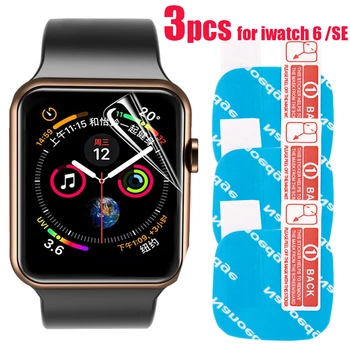 

3pcs For IWatch 6 40mm 44mm Iwatch Protective Film Protection Screen Protectors for iWatch6 HD Soft Hydraulic Screen Protector