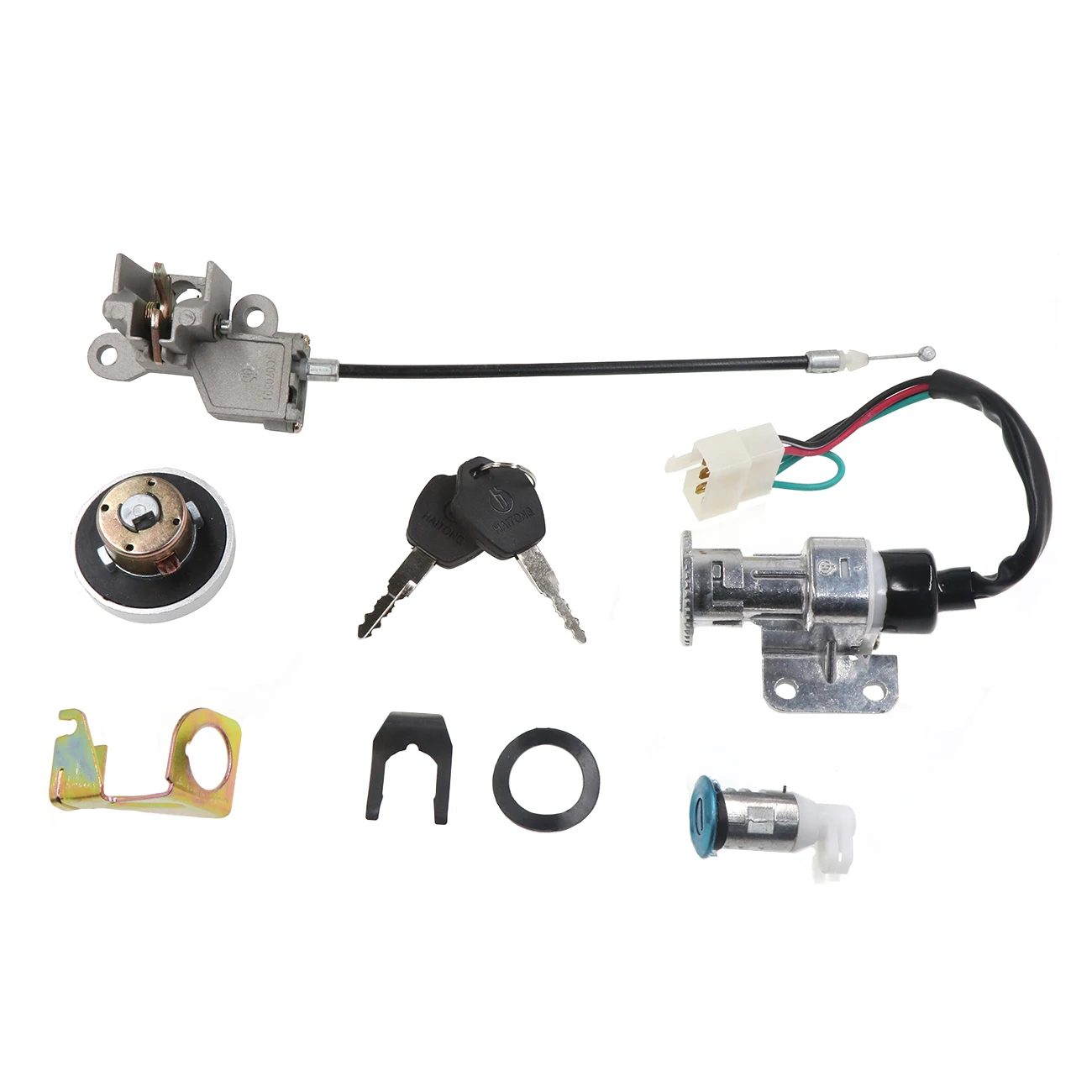 Переключатель зажигания Power набор ключей для GY6 49cc 50cc TaoTao Peace Roketa Jonway NST Tank |