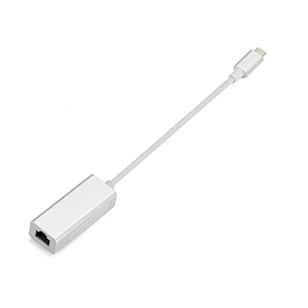 Профессиональный USB алюминиевый сплав Ethernet адаптер Проводная сетевая карта компьютер тип-c к RJ45 портативный простой в эксплуатации стабильный