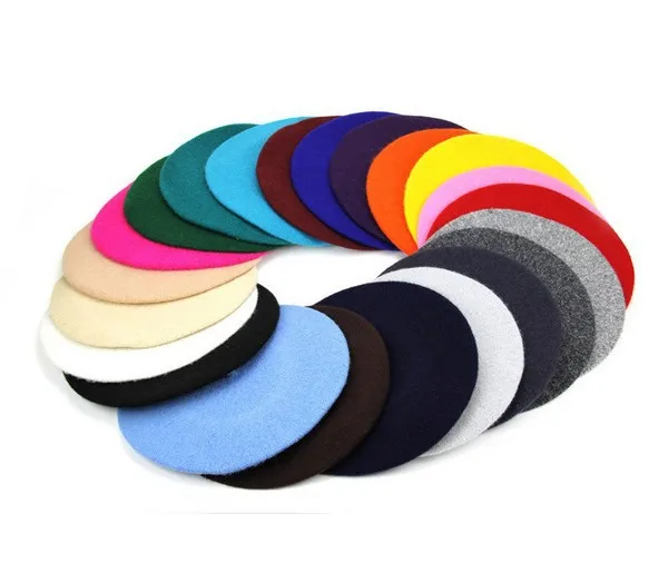 

Lady spring Winter Hat Painter style hat Women Wool Vintage Solid Color Caps Female Bonnet Warm Walking Cap