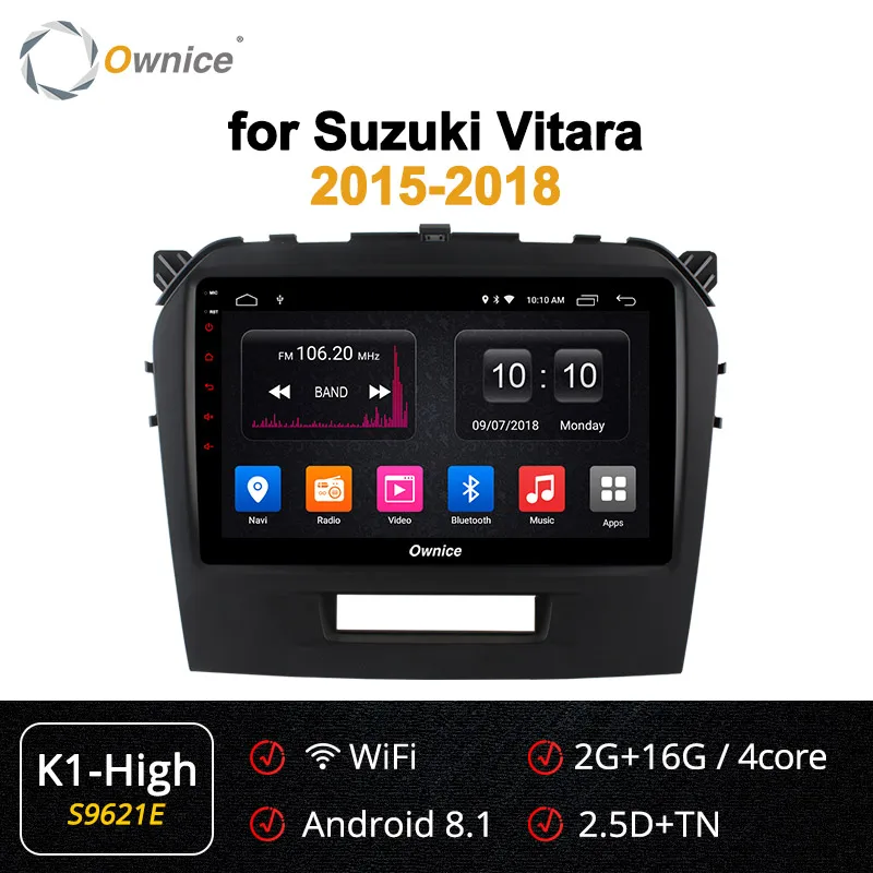 Ownice 360 Panorama Android 9,0 Восьмиядерный k3 k5 k6 автомобильный Радио DVD gps Navi плеер dvd для Suzuki Vitara- 4G DSP оптический - Цвет: S9621 K1-High