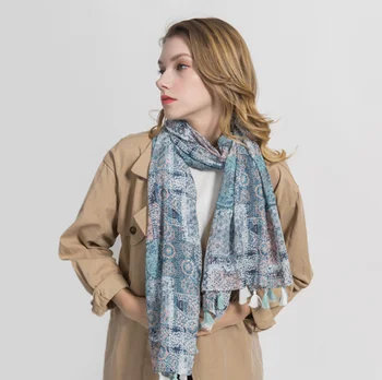 

180*90cm Cotton Linen Voile Scarf Autumn Winter Scarves Men Foulard Square Hijab Ladies Shawl wrap muffler pareo female hijab