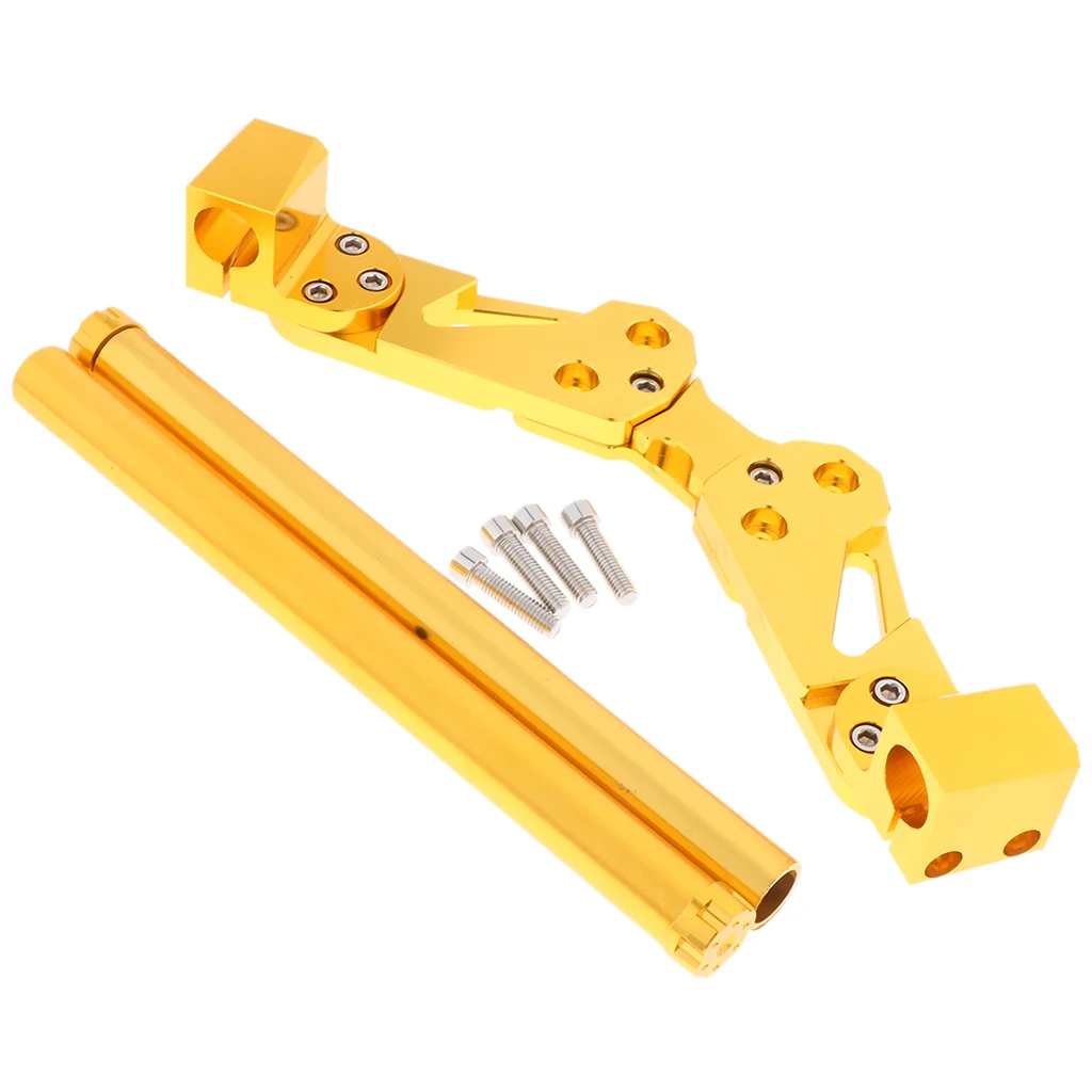 2 шт 7/8 дюймов 22 мм мотоциклетные перекладина руля ручки для скутера ATV, CNC алюминий