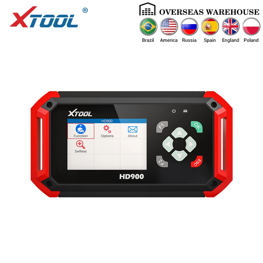 XTOOL Новое поступление HD900 Eobd2 OBD2 подключению CAN шины Авто Heavy Duty диагностический