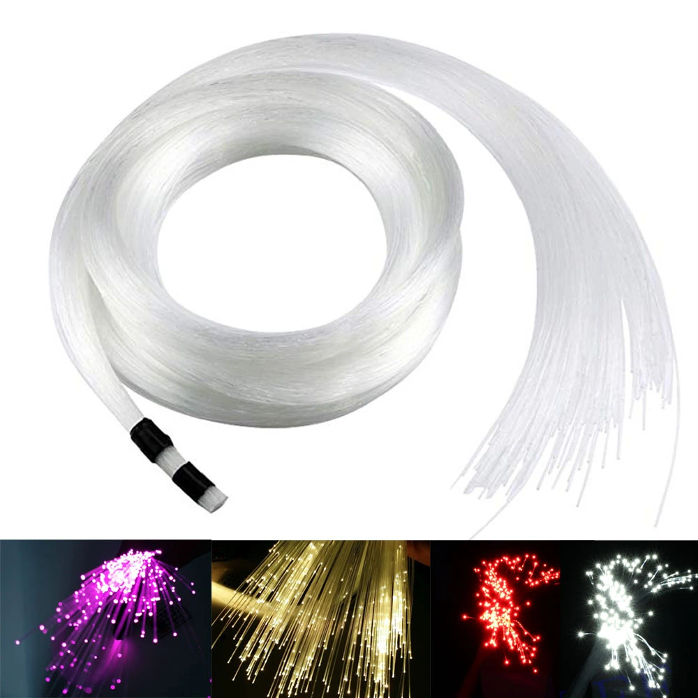 End Glow Fiber Optic Light 0.75mm Pmma Optical Fiber Cable For All Kind Led Light Engine Diy