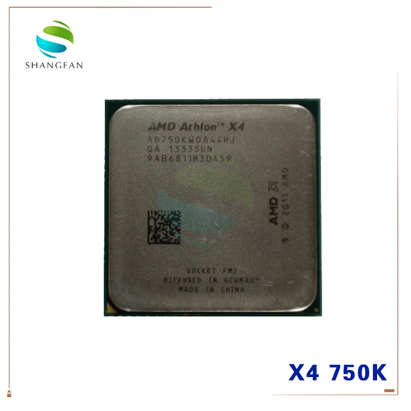 Процессор AMD X4 750K AD750KWOA44HJ Quad-Core FM2 3,4 GHz 4MB 100W процессор штук X4-750K(Рабочая) разъем FM2 X4 760K