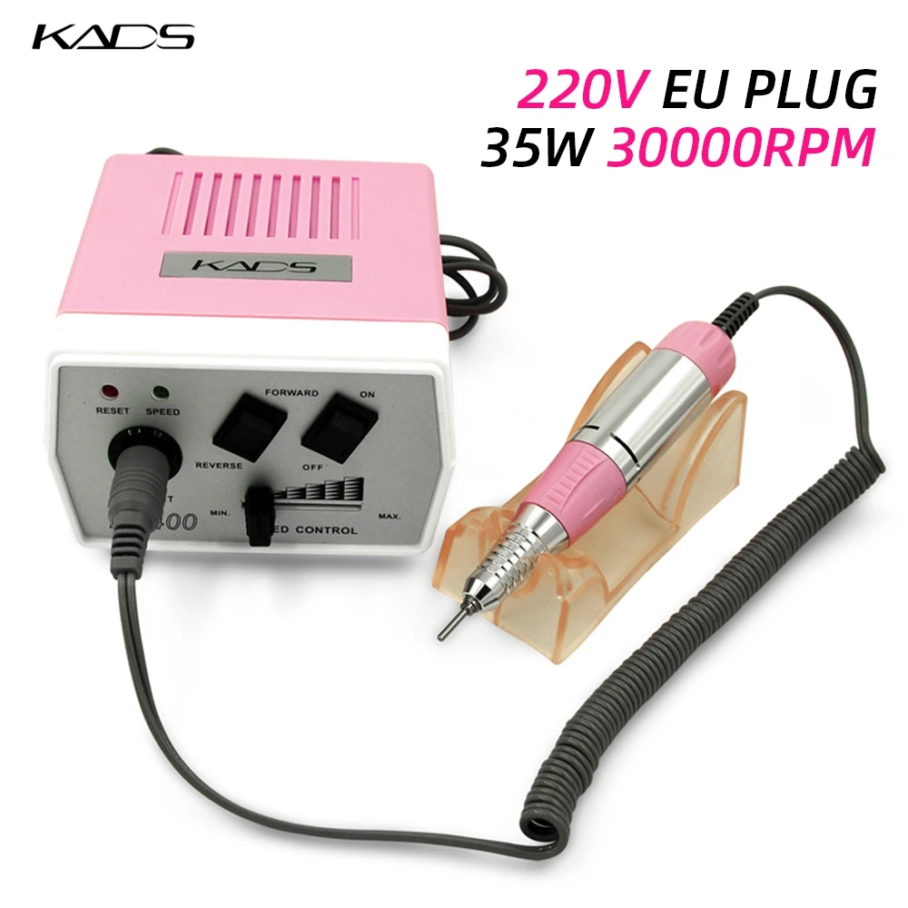 Online 35W Elektrische Nagel Bohrer Maschine Maniküre Pediküre Dateien elektrische Nagel Bohrer Maniküre Nail art werkzeuge nägel zubehör