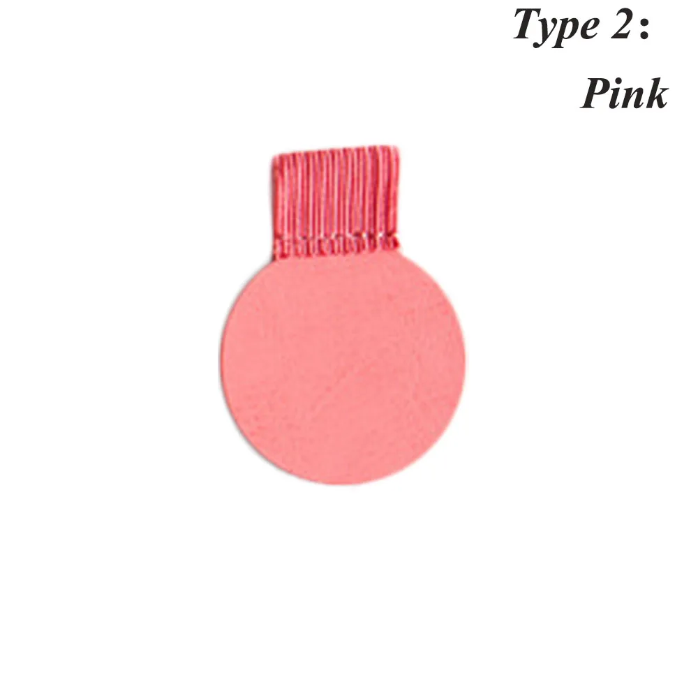 Self-Adhesive PU Leather Pen Clip with Elastic Loop for Notebooks and Calendars