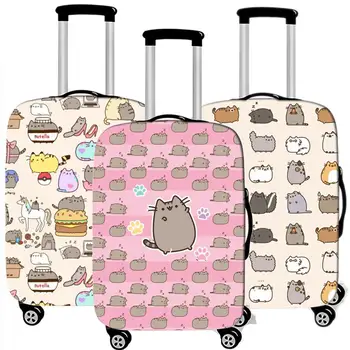 

Kawaii 3D Animal Luggage Cover Cat Protective Case Waterproof Thicken Elastic Suitcase Case For 18 - 32 Inche Travel Accessorie