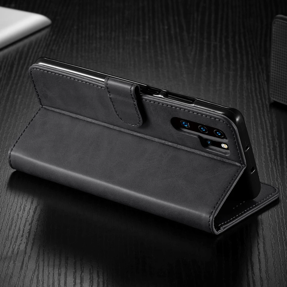 Кожаный флип-бумажник чехол для телефона HUAWEI mate 20 P20 Lite P30 P Smart противоударный мягкий чехол для Nova4e Capa