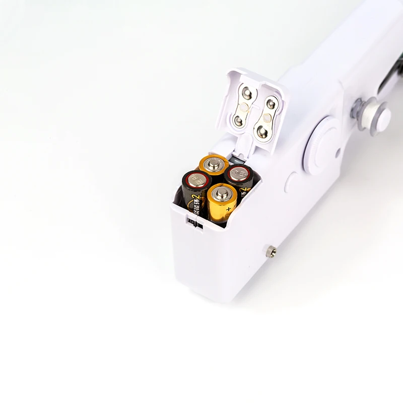 Portable Mini Hand Sewing Machine Household Cordless Electric Stitch Needlework Set for Quick Repairs DIY Clothes Stitchin