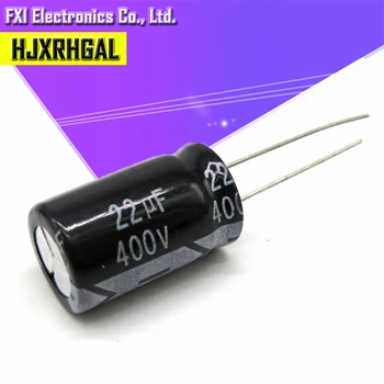 

10PCS 400V22UF 13*20mm 22UF 400V 13*20 Electrolytic capacitor New original