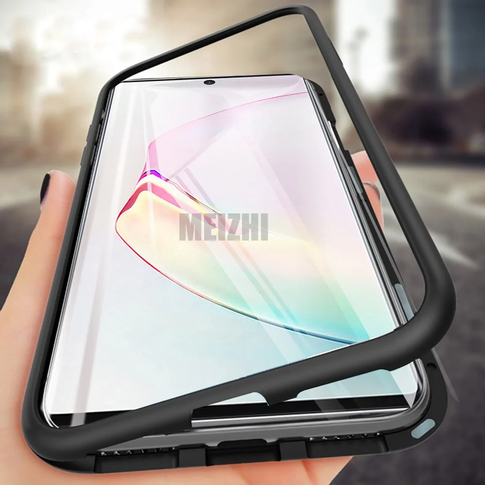 

Magnetic case for samsung galaxy s10 s9 s8 plus s10e note10 note 10 pro 9 8 cases on the galax j4 j6 a7 a9 2018 a30 a50 cover
