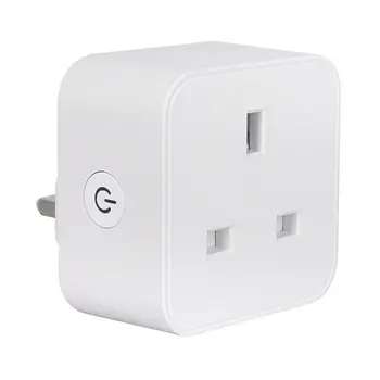 

U3S WiFi Smart Plug Wireless Voice Control Time Switch With Ports Timing Socket For Amazon Alexa Echo Dot Google Home UK plug