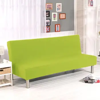 

Universal Armless Sofa Bed Cover Folding Modern Seat Slipcovers Stretch Covers Cheap Couch Protector Elastic Futon Spandex Cover