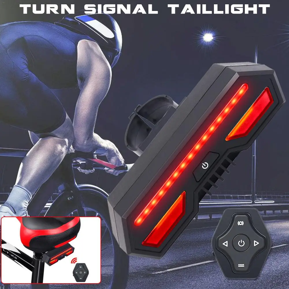 LACYIE USB Rechargeable Bicycle Rear Light Cycling LED Taillight Waterproof MTB Road Bike Tail Light Back Lamp for Bicycle