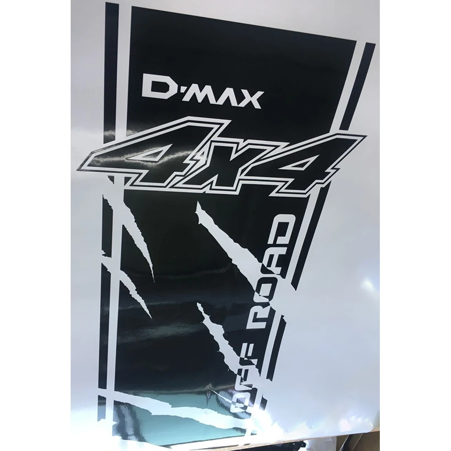 Виниловая наклейка для автомобиля Isuzu D max стильная внедорожников задняя коробка