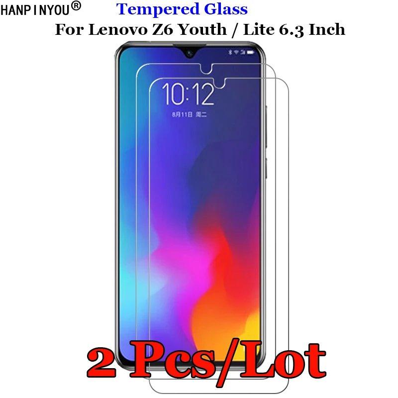 2 шт./лот для Lenovo Z6 Lite защитная пленка из закаленного стекла с уровнем твердости 9H