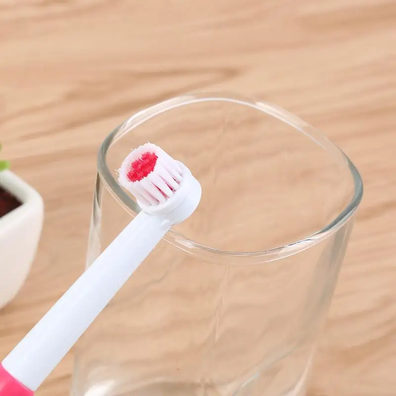 Brand new 1 set of rotating non-slip waterproof toothbrush soft toothbrush with 1 toothbrush head teeth care whitening