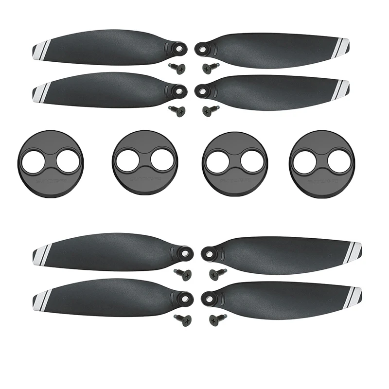 Super Sale TWA Accessories kit 4pcs Motor protection cover CNC cap * 8pcs Propellers blade for dji mavic mini drone 