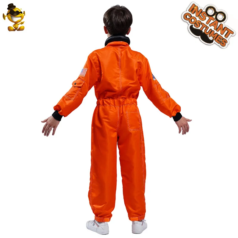Astronaut Jumpsuit for Boy Space Suit Rompers Halloween Christmas Cosplay Child Astronaut Costume
