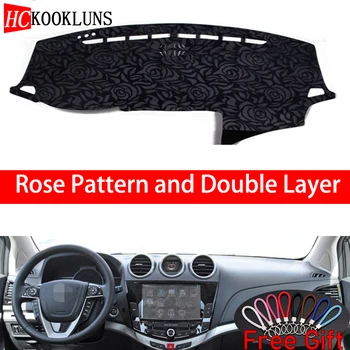 

Rose Pattern For BYD S7 2011 2012 2013 2014-2017 Dashboard Cover Car Stickers Car Decoration Car Accessories Interior Car Decals